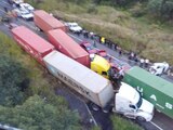 Carambola en la autopista Siglo XXI deja 6 personas muertas y 10 lesionadas.