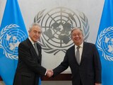Héctor Vasconcelos y António Guterres, en foto de archivo.