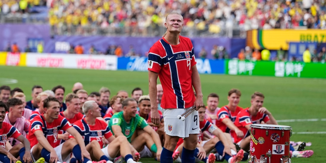 Erling Haaland guió a Noruega a los cuartos de final de la Copa del Mundo 2026.