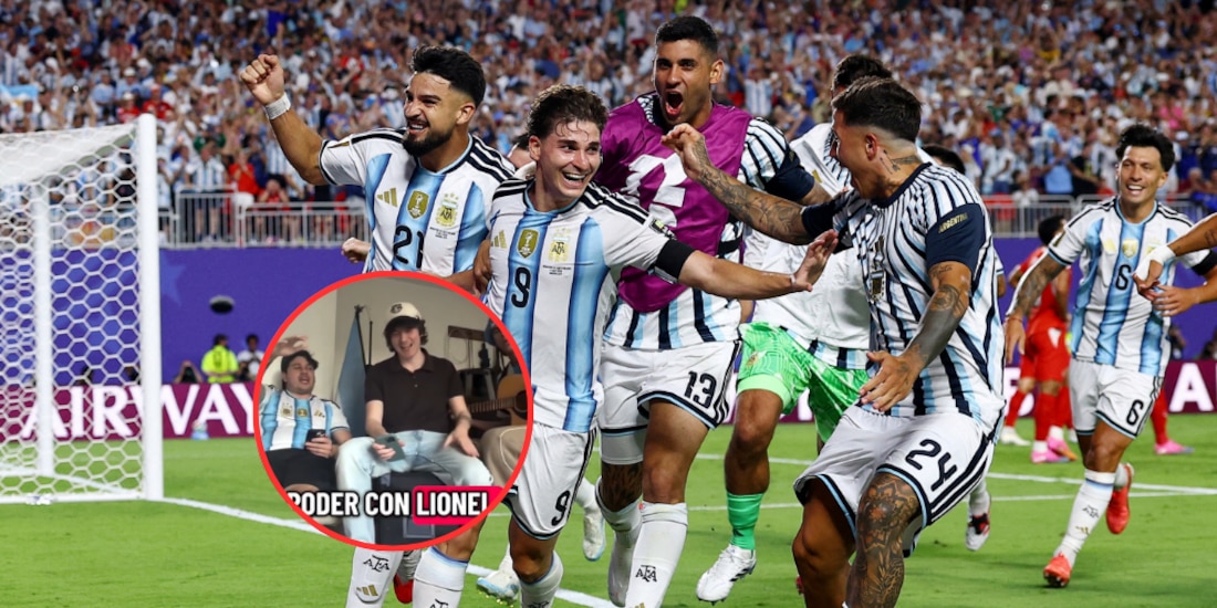 Jugadores argentinos celebran uno de los goles ante Suiza.