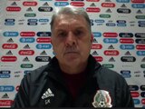 "Tata" Martino en la conferencia de prensa de la Selección Mexicana
