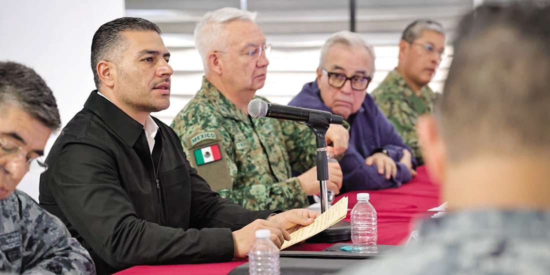 El Gabinete de Seguridad federal se reunió en Culiacán, Sinaloa, ayer