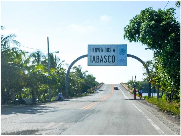 La entrada al estado de Tabasco, en una foto de 2015.