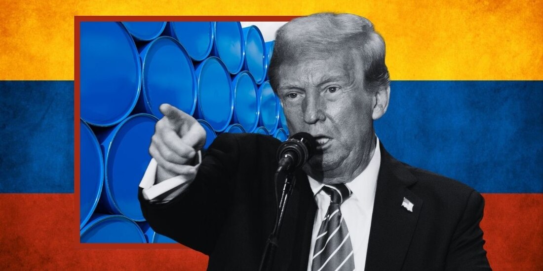 Trump anuncia que Venezuela entregará a Estados Unidos entre 30 y 50 millones de barriles de petróleo.