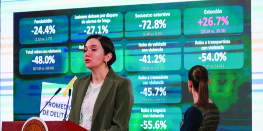 La titular del Secretariado Ejecutivo del Sistema Nacional de Seguridad Pública, Marcela Figueroa, ayer.