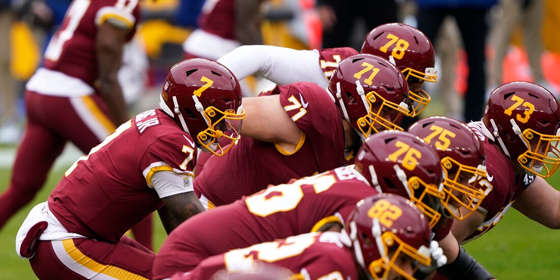 Jugadores de Washington en su partido contra Seahawks en la Semana 15 de la NFL.