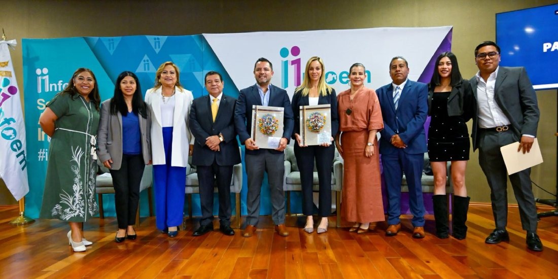 Infoem premia a Huixquilucan por sus políticas de transparencia y atención ciudadana.