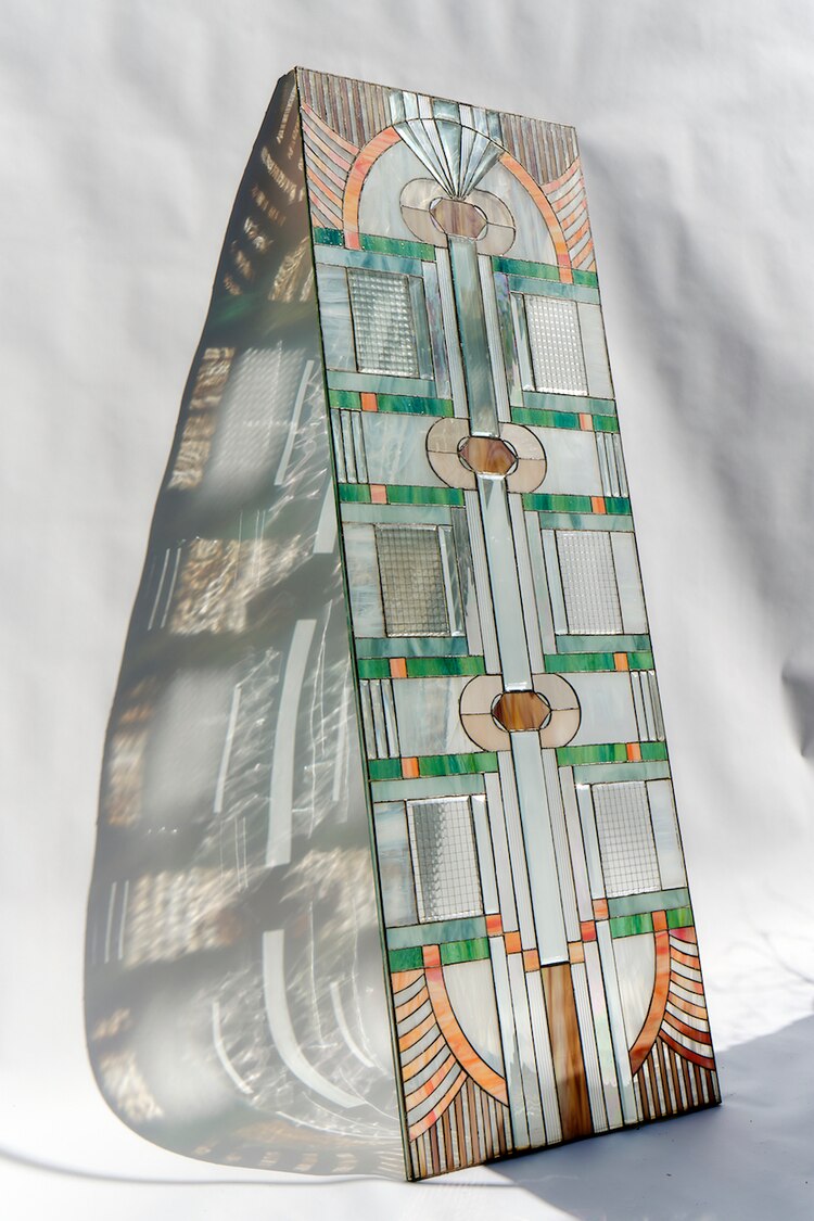 Vitral 2, de Emma Gavaldón v. L. Boomkamp, en colaboración con Claudia Hernández Hernández.