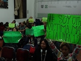 Manifestación de comerciantes afectados por obras en la Línea 12 del Metro CDMX, en fotografía de archivo.