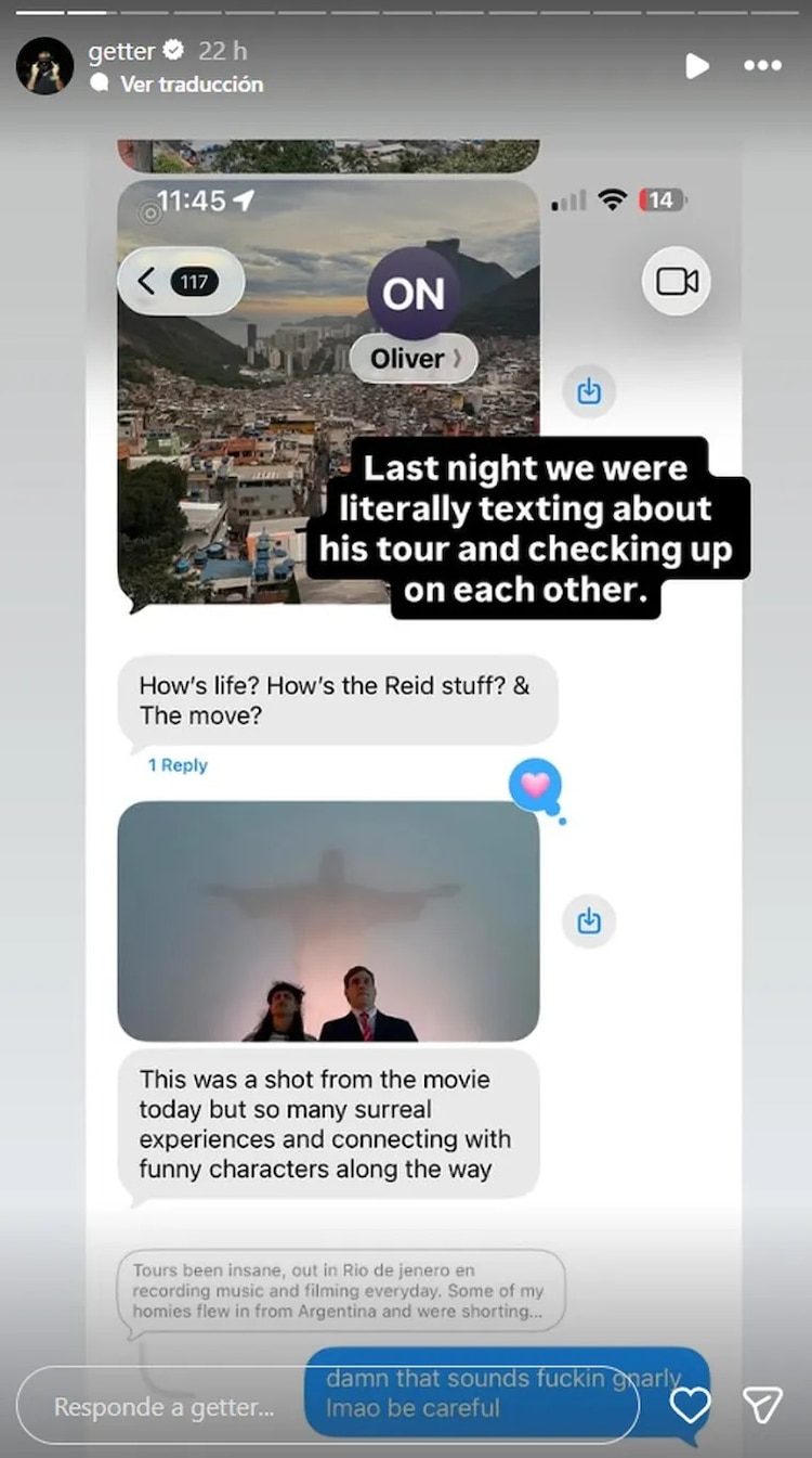 La última foto de Gaspi y Oliver Tree antes de su muerte en Brasil