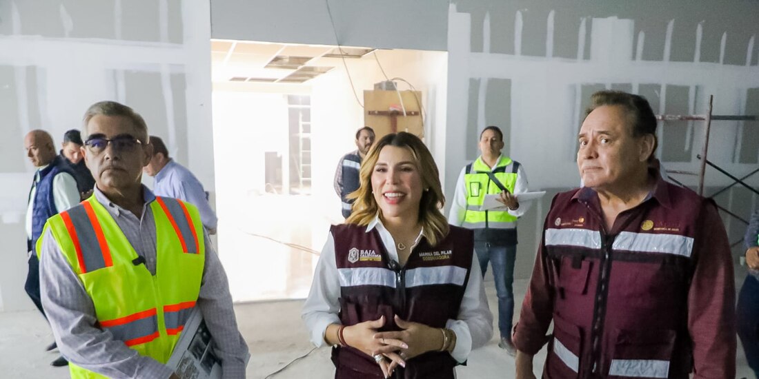 La Gobernadora con autoridades de Baja California.