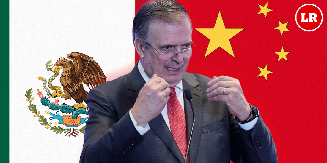 Marcelo Ebrard, secretario de Economía, defiende aranceles a China.