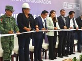 Tere Jiménez inaugura planta que genera energía a partir de residuos.
