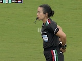 Katia Itzel García debutó en una Copa del Mundo como silbante central.