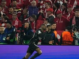 Ousmane Dembélé celebra el gol que pone al PSG en la final de la Champions