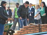 Ricardo Gallardo inicia construcción de jardín de niños en fraccionamiento Los Tules.