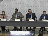 Inauguración del foro La elección presidencial en México frente a la justicia electoral, ayer.
