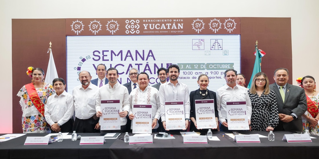 Joaquín Díaz Mena, gobernador del estado, presentó la Semana Yucatán 2025