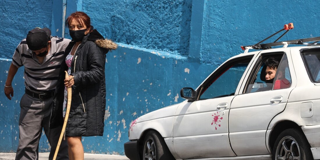 En imagen, aspectos del Hospital Medio del Ajusco el cual fue adaptado para la atención de personas infectadas con corona virus.