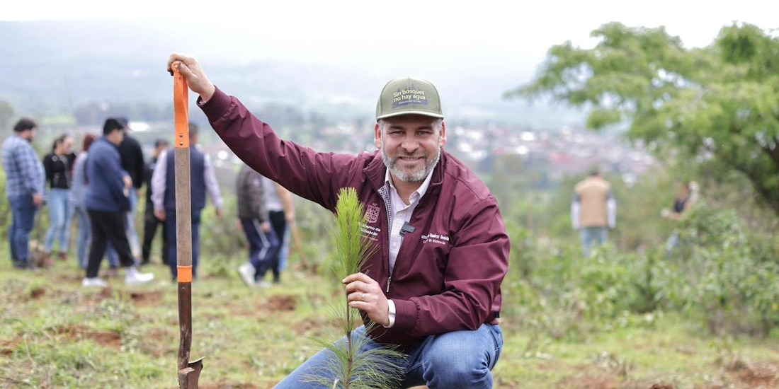 Alfredo Ramírez Bedolla, gobernador constitucional de Michoacán.