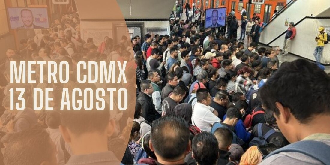 Reportan aglomeraciones en Línea 7 del Metro CDMX.