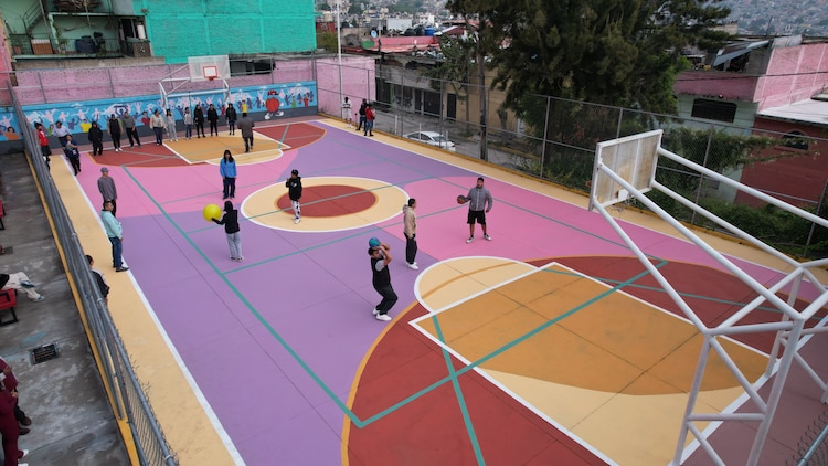 Así luce el rehabilitado Parque Texalpa.