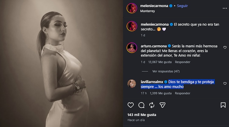Papás de Melenie Carmona reaccionan al embarazo de su hija