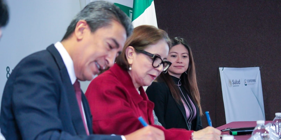 COFEPRIS y el INSP firmaron convenio