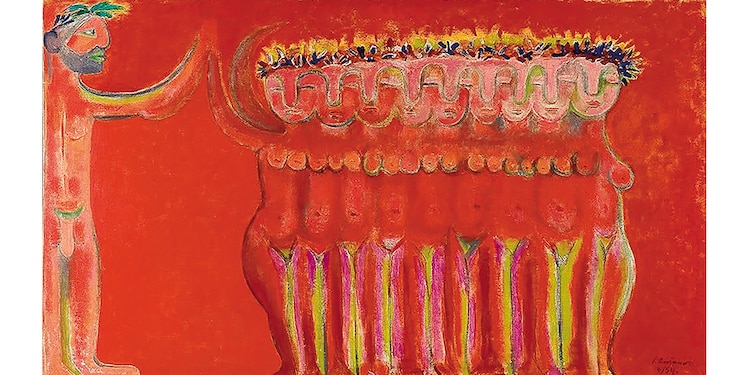 Juan Soriano, Apolo y las musas, 1954.