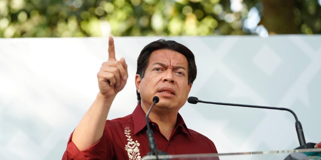 Mario Delgado, presidente nacional de Morena.