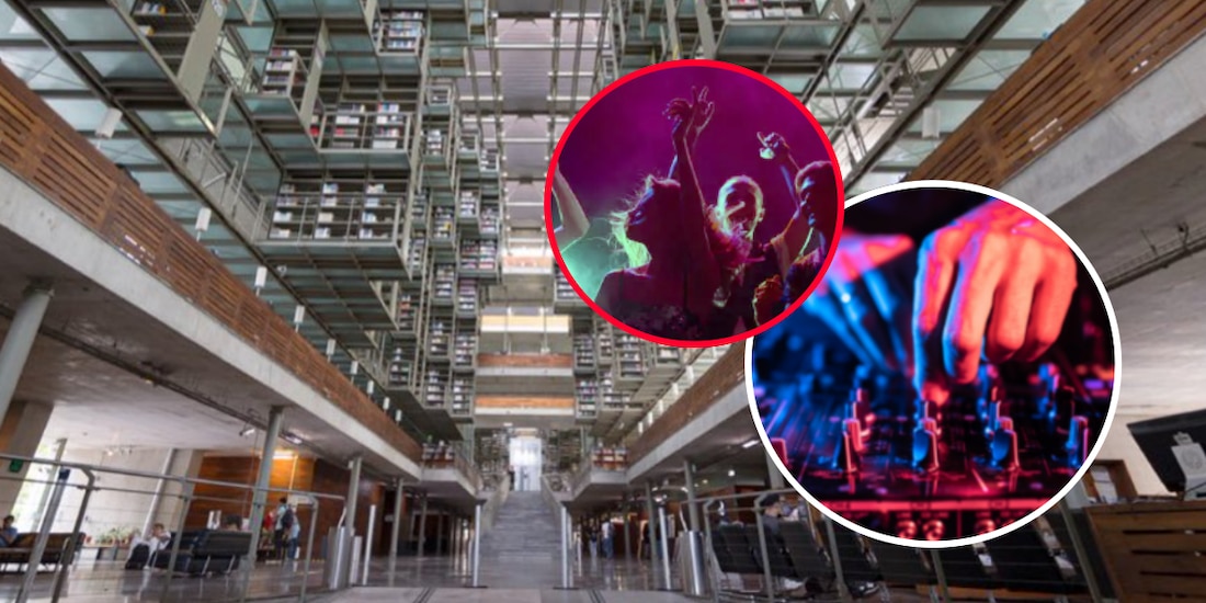 Techno en la Biblioteca Vasconcelos