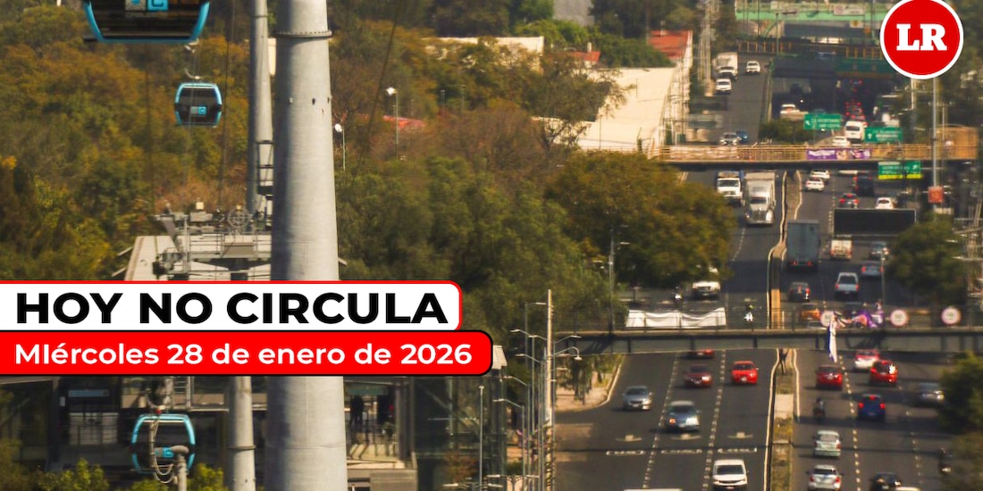 Conoce las restricciones del Hoy No Circula para este miércoles 28 de enero de 2026 en la ZMVM.