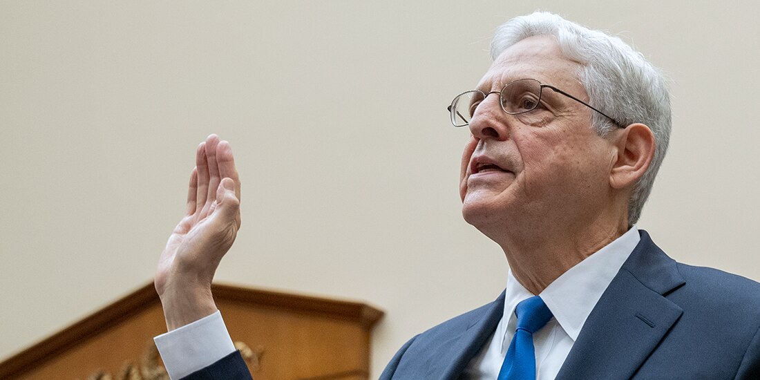 Secretario de Justicia Merrick Garland