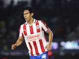 José Juan Macías durante un partido con Chivas en el Guard1anes 2021 de la Liga MX.