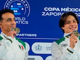 Juan Celaya y Osmar Olvera ganaron el oro en la final de trampolín de 3 metros sincronizados en la Copa México de Clavados 2026.