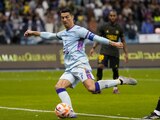 Cristiano Ronaldo durante el juego amistoso entre estrellas de Al-Nassr y Al-Hilal contra el PSG, el pasado 19 de enero.