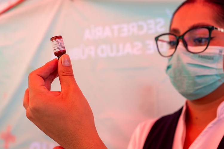 Vacunación contra el sarampión en la Ciudad de México.