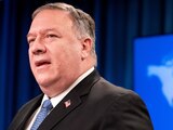 El secretario de Estado de EU., Mike Pompeo, habla durante una conferencia de prensa en el Departamento de Estado en Washington.