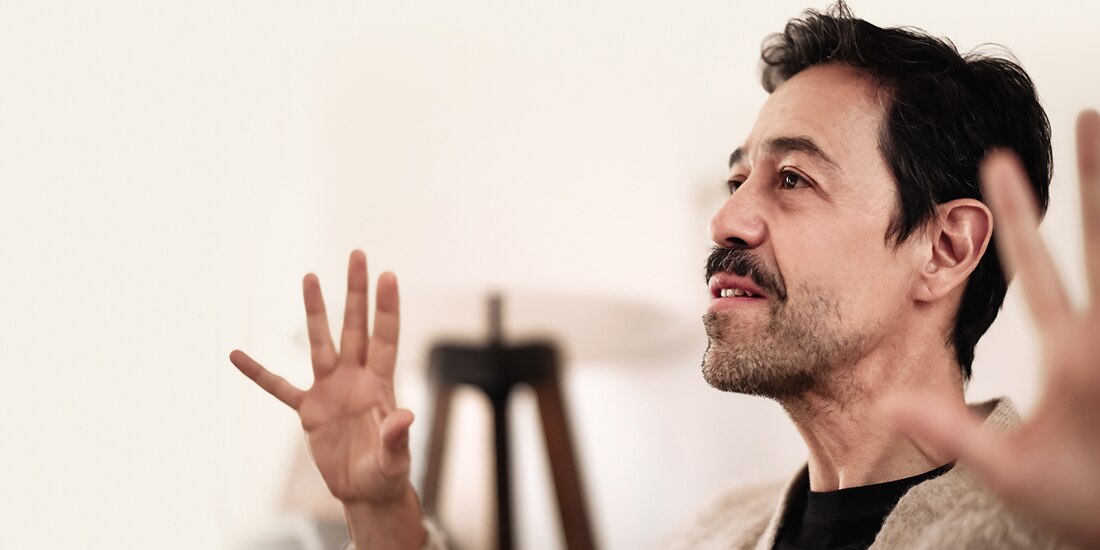 Meme del Real, durante la entrevista con La Razón.