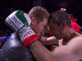 "Canelo" Álvarez y Julio César Chávez se fundieron en un abrazo