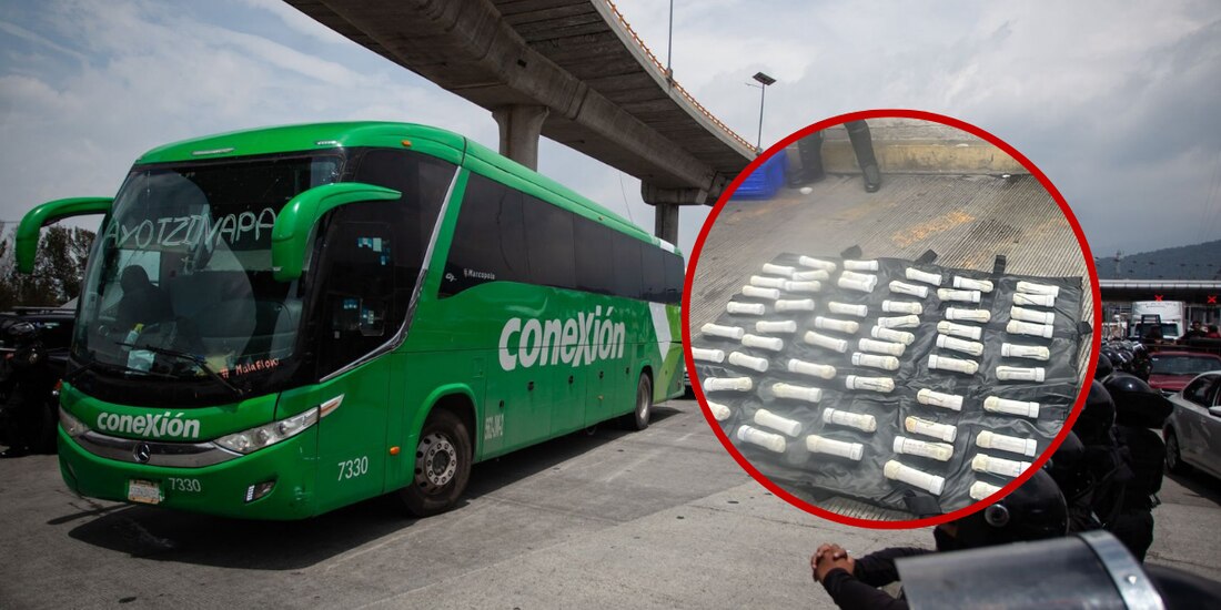 Decomisan artefactos explosivos a normalistas de Ayotzinapa que se dirigían a la CDMX