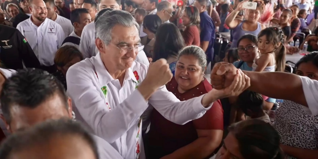El gobernador de Tamaulipas, Américo Villarreal Anaya.