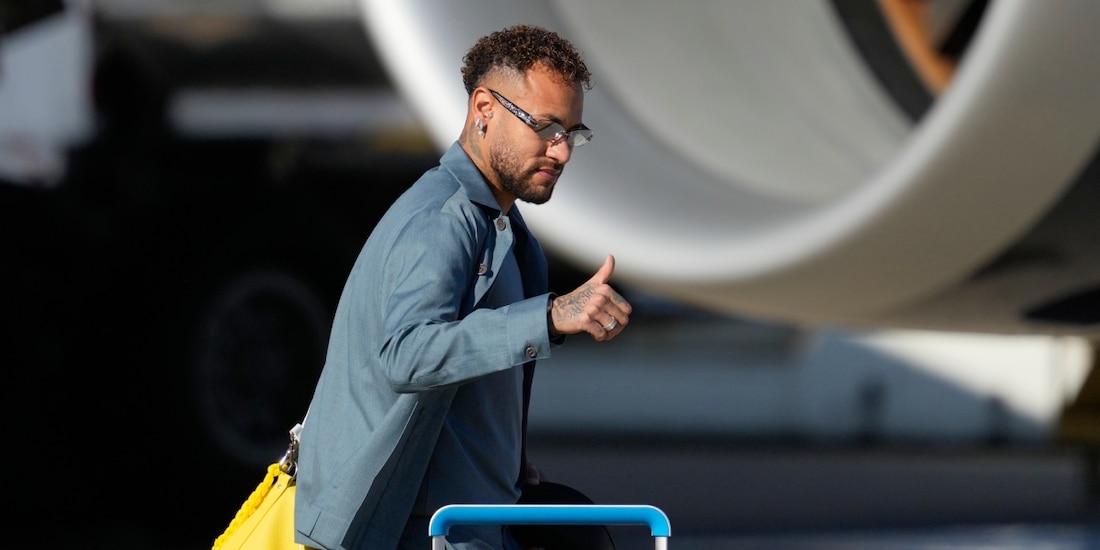 Neymar llega a Nueva York para la Copa del Mundo 2026