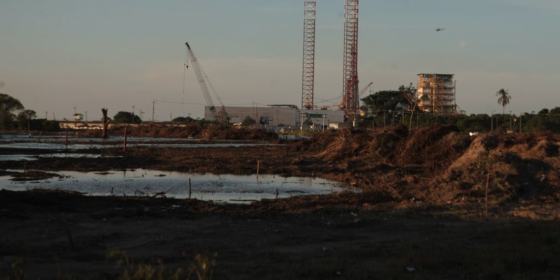 Refinería Dos Bocas, ubicada en el municipio de Paraíso, Tabasco, en una fotografía ilustrativa.