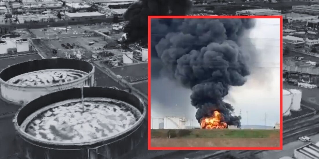 Explosión en Italia dejó largas columnas de humo.