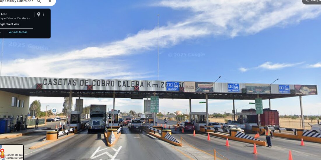 Caseta de cobro Calera de Víctor Rosales