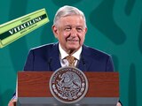 Andrés Manuel López Obrador, en conferencia de prensa desde Palacio Nacional.