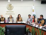 REUNIÓN de la mesa directiva de la Comisión Permanente, ayer