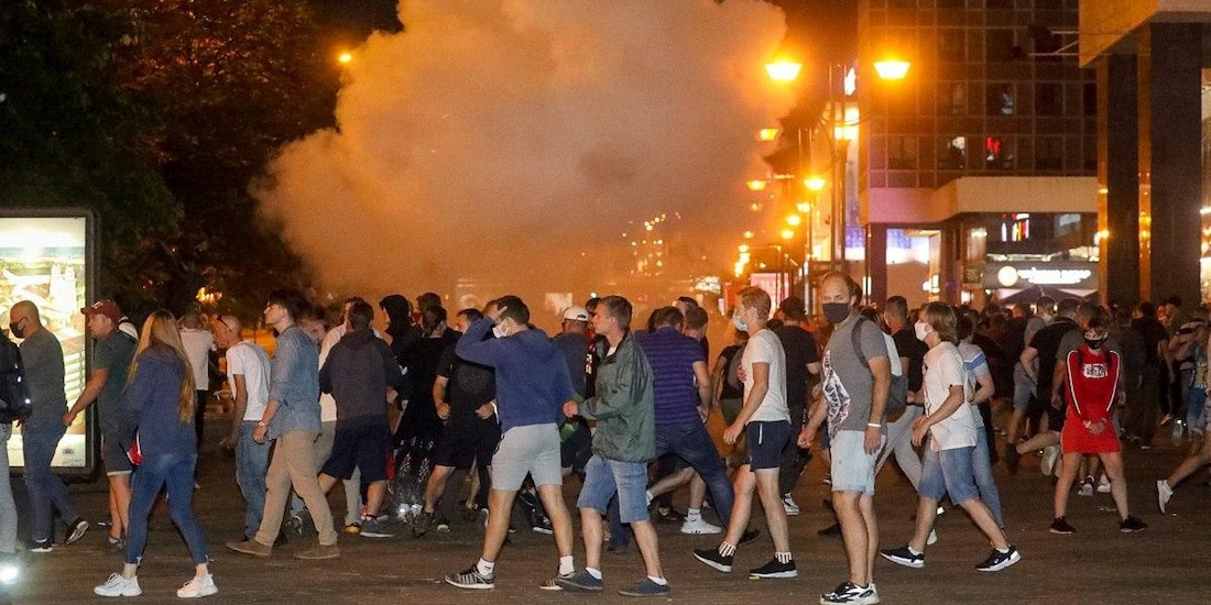 Opositores a Lushenko se enfrentaron con fuerzas policiales de Biolorusia.
