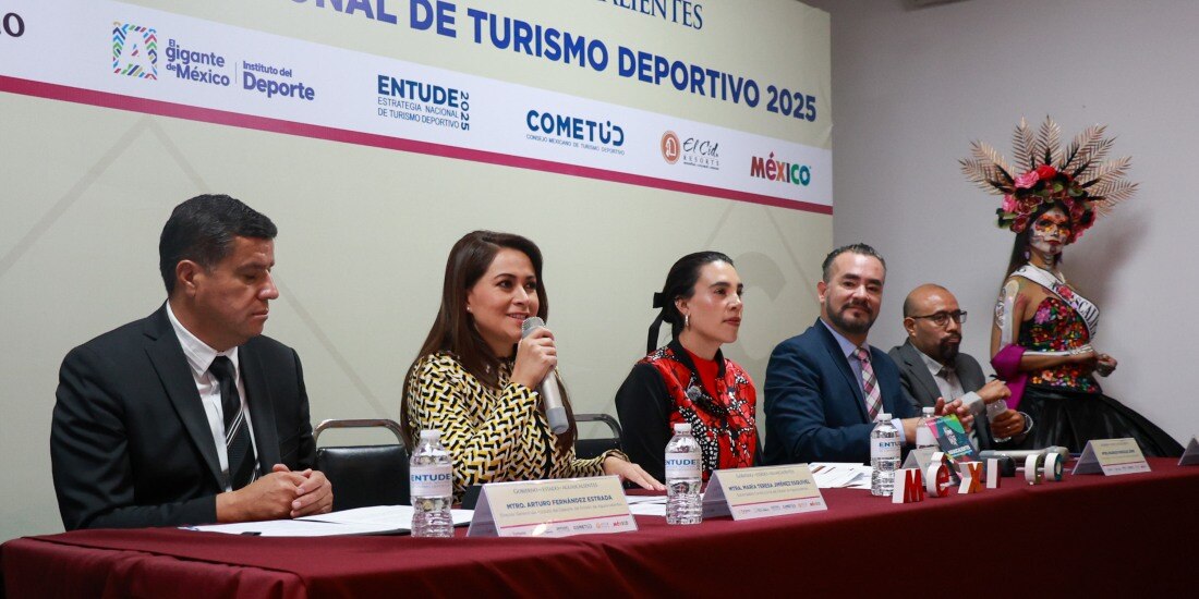 Tere Jiménez anuncia que Aguascalientes será sede de 4 eventos deportivos.